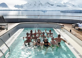Antarctica gay cruise pool
