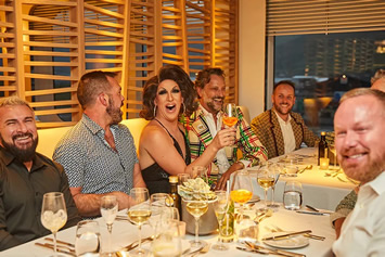 Antarctica gay cruise dining