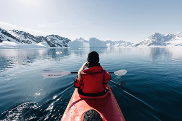 Arctic expedition kayaking
