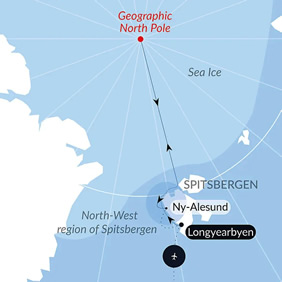 North Pole gay cruise map