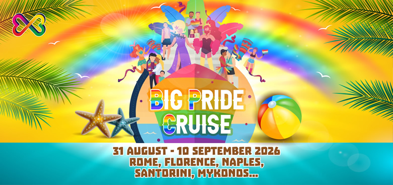Big Pride Cruise 2026 from Rome to Athens