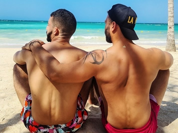Caribbean gay men cruise