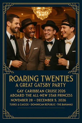 Caribbean gay cruise - Gatsby Party