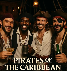 Caribbean gay cruise - Pirates of the Caribbean Party