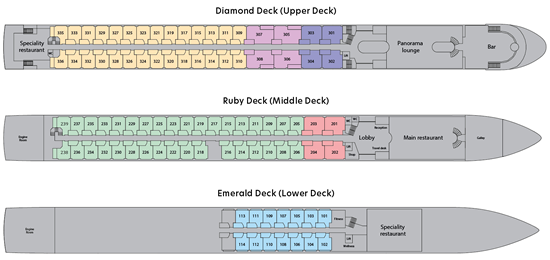 Riviera Radiance deck plan
