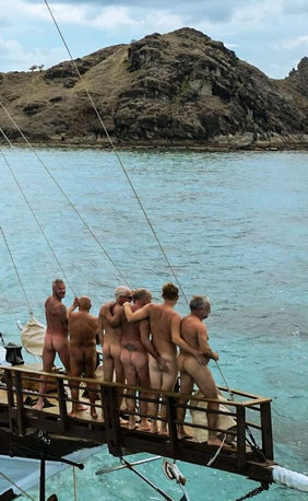 Flores & Komodo naked gay cruise