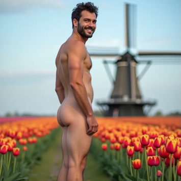 Holland tulips gay men cruise