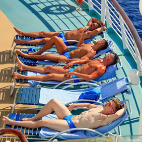 Gay cruise Fun Day at Sea