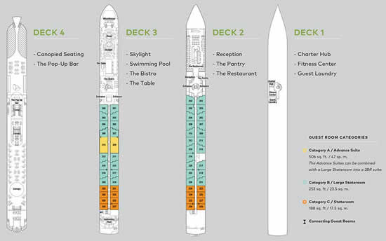 Advance by Transcend deck plans