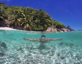 Seychelles swimming