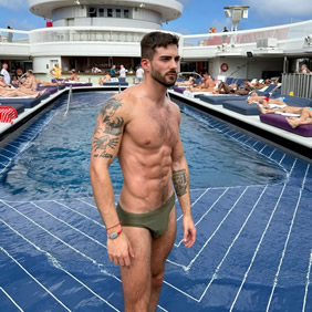 Virgin gay cruise sea day