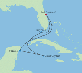 Celebrity Apex Caribbean Cruise map