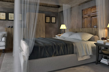 African safari lodge suite