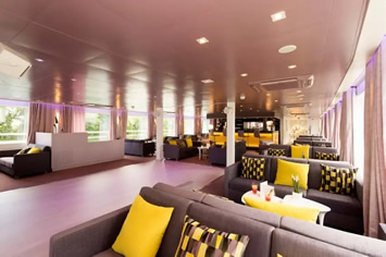 Douce France gay cruise Panorama Lounge