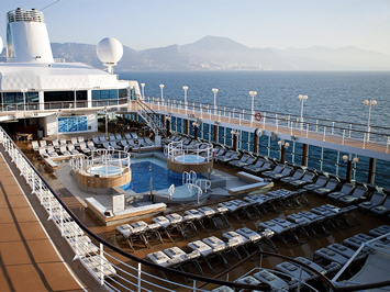 Azamara Onward pool deck