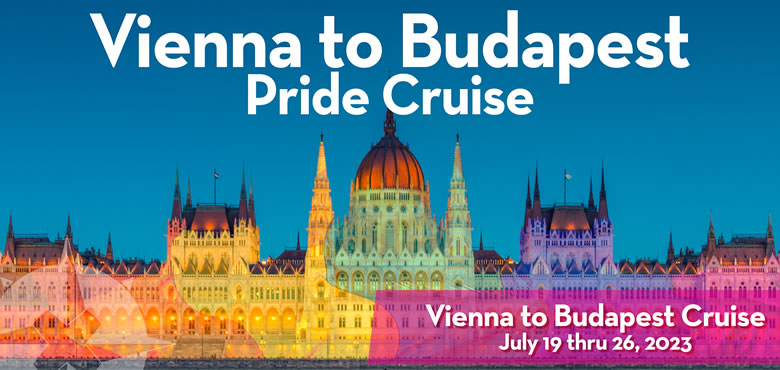 Vienna to Budapest Pride Gay Cruise 2023