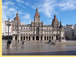 Queen Victoria Gay group Canary Islands cruise visiting La Coruna, Spain