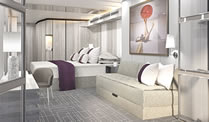Celebrity Edge Aqua Class stateroom with veranda