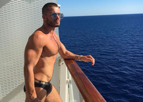 Greece gay cruise sea day