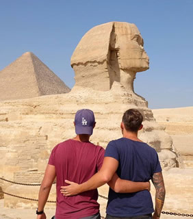 Egypt gay cruise Great Pyramids