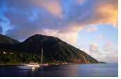 Queen Mary 2 New Year Caribbean Gay Group Cruise visiting Roseau, Dominica