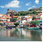Queen Victoria Gay group Caribbean and Panama cruise visiting St.George's, Grenada