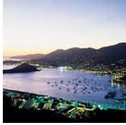 Queen Victoria Gay group Caribbean and Panama cruise visiting Charlotte Amalie, St Thomas