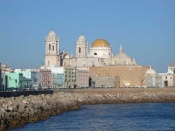 Queen Victoria Gay group Mediterranean cruise visiting Cadiz, Spain