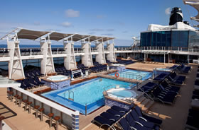Celebrity Eclipse pool deck