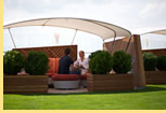 Celebrity's Silhouette Lawn Club Alcoves
