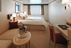 Queen Elizabeth Standard outside cabins