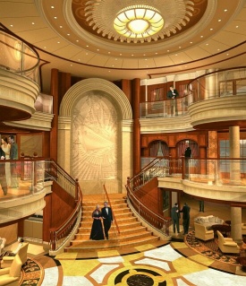 Cunard Queen Victoria Grand Lobby