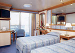 Crown Princess Outside Stateroom with Balcony