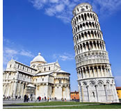 Mediterranean Gay group cruise visiting Pisa, Italy