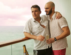 Gay cruise at sea