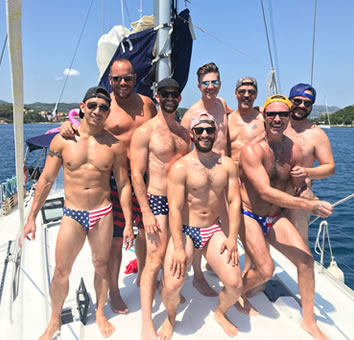 Greece gay sailing cruise