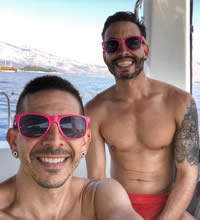 Two Bad Tourists Gay sailing cruise