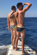 Two Bad Tourists Greek Islands Gay Sailing cruise