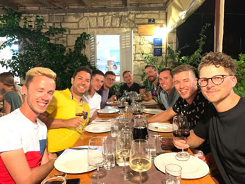 Croatia gay cruise dining