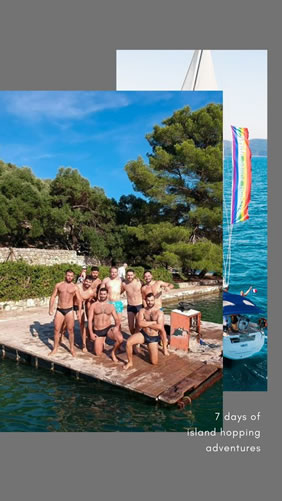 Croatia island hopping gay adventure