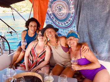 Women only Croatia sailing