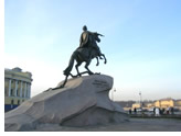 Romance Voyages Gay Russia tour visiting St.Isaac's Cathedral Peter the Great Statue