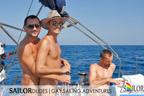 Gay naked sailing couple