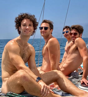 Naked gay sailing cruise