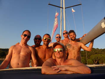 Pacific gay sailing cruise