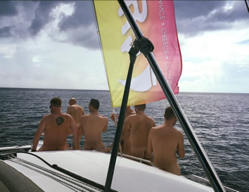 Saltyboys Naked gay sailing cruise