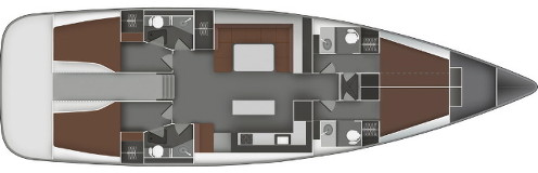 Bavaria 55 floor plan