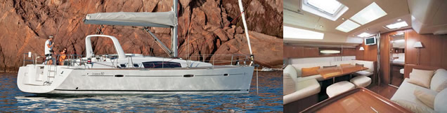 Beneteau 50 yacht impressions