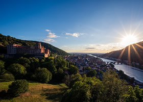 Rhine river gay cruise - Heidelberg, Germany