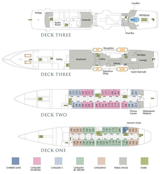 Wind Spirit Deck Plan